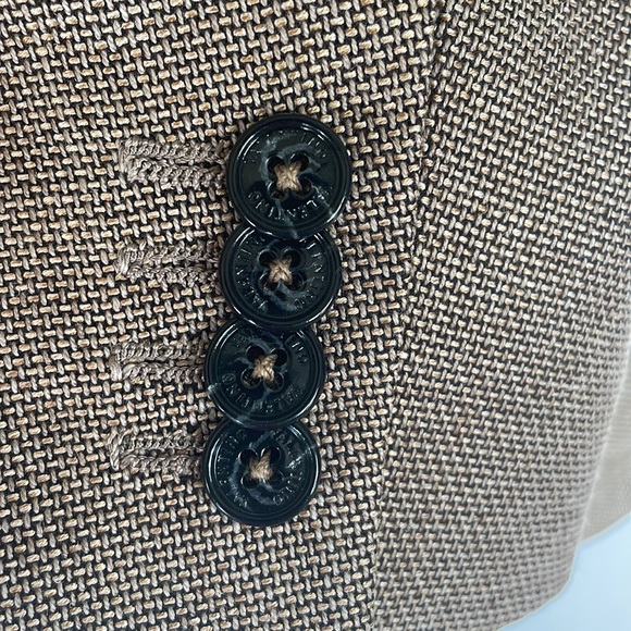 Valentino Mens Sport Jacket Size 38 Brown Tweed - Picture 15 of 16